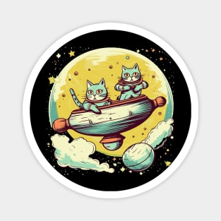 Alien Cats Magnet